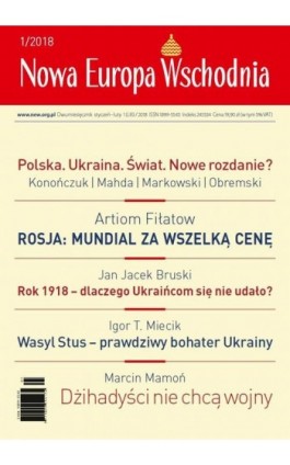 Nowa Europa Wschodnia 1/2018 - Praca zbiorowa - Ebook