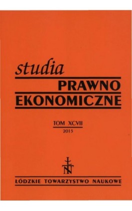 Studia Prawno-Ekonomiczne t. 97 - Praca zbiorowa - Ebook