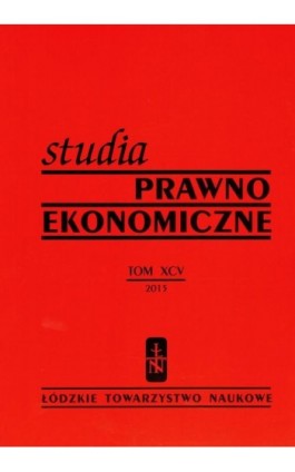 Studia Prawno-Ekonomiczne t. 96 - Praca zbiorowa - Ebook