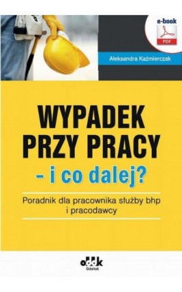 Wypadek przy pracy – i co dalej? Poradnik dla pracownika służby bhp i pracodawcy - Aleksandra Kaźmierczak - Ebook - 978-83-7804-518-2