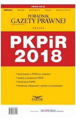 PKPiR 2018 - Infor Pl - Ebook - 978-83-65887-94-8