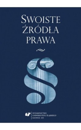 Swoiste źródła prawa - Ebook - 978-83-8012-464-6