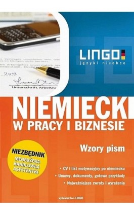 Niemiecki w pracy i biznesie Wzory pism - Iwona Kienzler - Ebook - 978-83-63165-77-2