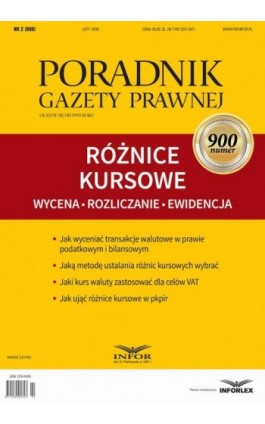 Różnice kursowe - wycena, rozliczanie, ewidencja - Aneta Szwęch - Ebook - 978-83-65947-76-5