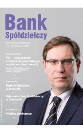 Bank Spółdzielczy nr 6/583, grudzień 2015 - Janusz Orłowski - Ebook