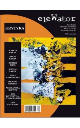 eleWator 12 (2/2015) - Krytyka - Praca zbiorowa - Ebook