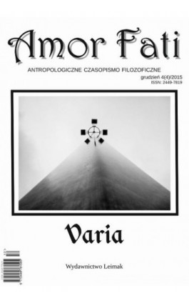 Amor Fati 4(4)/2015 – Varia - Ebook