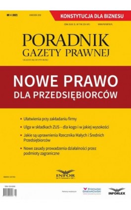 Nowe prawo dla przedsiębiorców - Robert Rykowski - Ebook - 978-83-8137-288-6