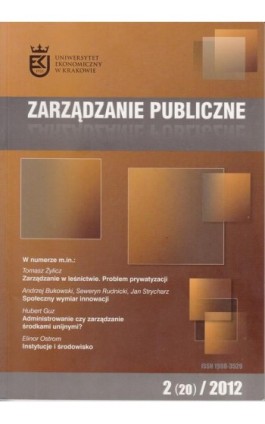 Zarządzanie Publiczne nr 2(20)/2012 - Stanisław Mazur - Ebook