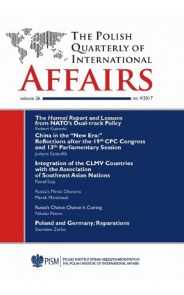 The Polish Quarterly of International Affairs 4/2017 - Robert Kupiecki - Ebook