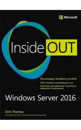 Windows Server 2016 Inside Out - Orin Thomas - Ebook - 978-83-7541-359-5