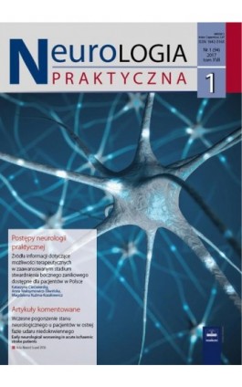 Neurologia Praktyczna 1/2017 - Ebook