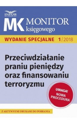 Przeciwdziałanie praniu pieniędzy oraz finansowaniu terroryzmu – nowe procedury - Infor Pl - Ebook - 978-83-8137-026-4