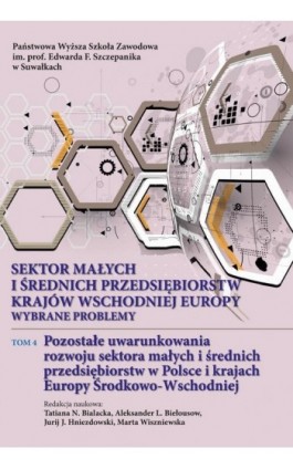 Sektor małych i średnich przedsiębiorstw krajów wschodniej Europy: wybrane problemy. T. 4. Pozostałe uwarunkowania rozwoju sekto - Ebook - 978-83-947852-2-2
