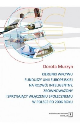 Kierunki wpływu funduszy unii europejskiej na rozwój inteligentny, zrównoważony i sprzyjający - Dorota Murzyn - Ebook - 978-83-7383-969-4