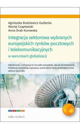 Integracja sektorowa wybranych europejskich rynków pocztowych i telekomunikacyjnych w warunkach globalizacji - Agnieszka Budziewicz-Guźlecka - Ebook - 978-83-65648-42-6