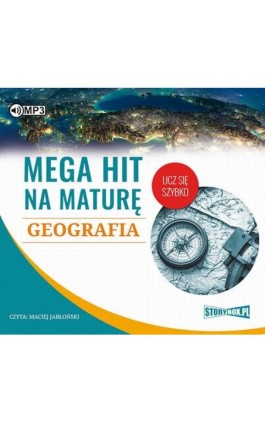 Mega hit na maturę Geografia - Adam Sochaczewski - Audiobook - 978-83-8146-554-0