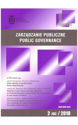 Zarządzanie Publiczne nr 2(44)/2018 - Jacek Raciborski - Ebook