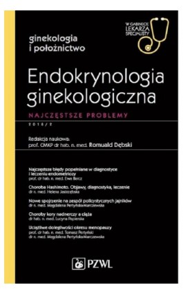 W gabinecie lekarza specjalisty. Ginekologia i położnictwo. Endokrynologia ginekologiczna - Ebook - 978-83-200-5689-1