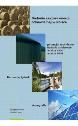 Badanie sektora energii odnawialnej w Polsce – potencjał techniczny, badania ankietowe, analiza SWOT, analiza PEST - Bartłomiej Igliński - Ebook - 978-83-231-4310-9