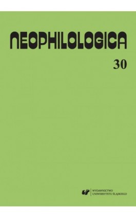 Neophilologica 2018. Vol. 30: Études sémantico-syntaxiques des langues romanes - Ebook