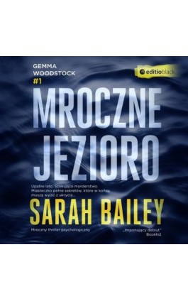Mroczne jezioro - Sarah Bailey - Audiobook - 978-83-283-5629-0