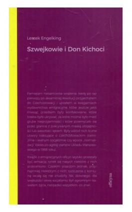 Szwejkowie i Don Kichoci - Leszek Engelking - Ebook - 978-83-66511-09-5