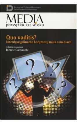 Quo vaditis? - Tomasz Gackowski - Ebook - 978-83-7545-390-4