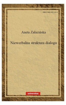 Niewerbalna struktura dialogu - Aneta Załazińska - Ebook - 978-83-242-1165-4
