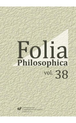 Folia Philosophica. Vol. 38 - Ebook