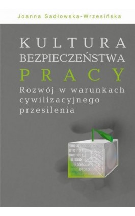 Kultura bezpieczeństwa pracy. Rozwój w warunkach cywilizacyjnego przesilenia - Joanna Sadłowska-Wrzesińska - Ebook - 978-83-7545-870-1