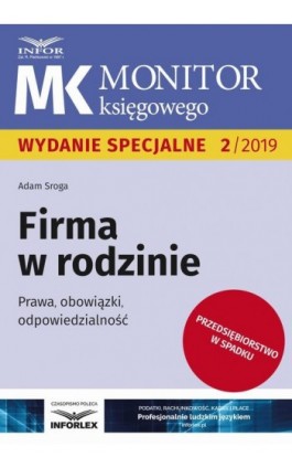 Firma w rodzinie - Adam Sroga - Ebook - 978-83-8137-578-8