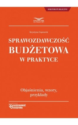 Sprawozdawczość budżetowa w praktyce - Krystyna Gąsiorek - Ebook - 978-83-8137-326-5