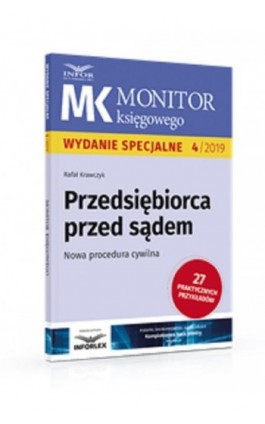 Przedsiębiorca przed sądem Nowa procedura cywilna - Rafał Krawczyk - Ebook - 978-83-8137-660-0