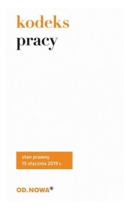 Kodeks Pracy - Sejm RP - Ebook - 978-83-66265-16-5