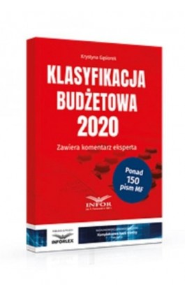 Klasyfikacja Budżetowa 2020 - Krystyna Gąsiorek - Ebook - 978-83-8137-694-5