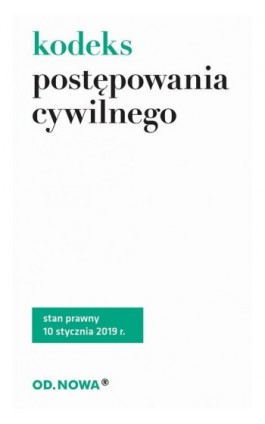Kodeks Postępowania Cywilnego - Sejm RP - Ebook - 978-83-66265-12-7