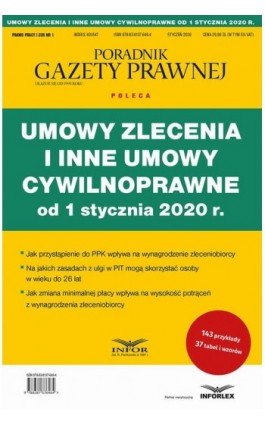 Umowy zlecenia i inne umowy cywilnoprawne od 1 stycznia 2020 r. - Praca zbiorowa - Ebook - 978-83-8137-725-6