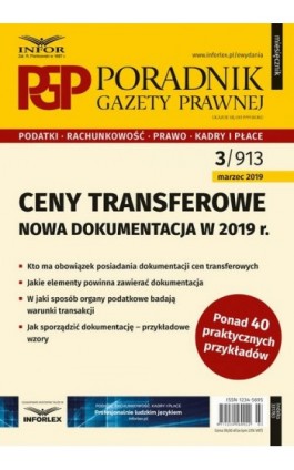 Ceny transferowe - dokumentacja w 2019 r. - Mariusz Makowski - Ebook - 978-83-8137-567-2