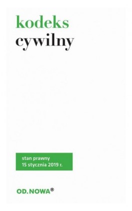Kodeks Cywilny - Sejm RP - Ebook - 978-83-66265-17-2
