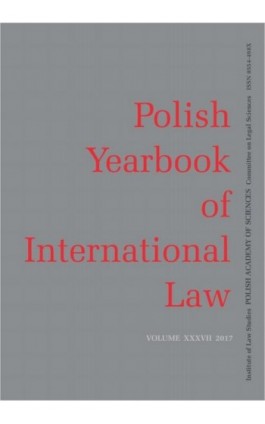 2017 Polish Yearbook of International Law vol. XXXVII - Christian Tomuschat - Ebook