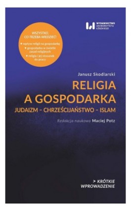 Religia a gospodarka - Janusz Skodlarski - Ebook - 978-83-8142-865-1