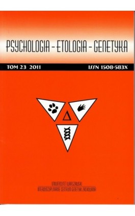 Psychologia-Etologia-Genetyka nr 23/2011 - Ebook