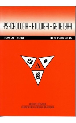 Psychologia-Etologia-Genetyka nr 21/2010 - Ebook