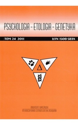 Psychologia-Etologia-Genetyka nr 24/2011 - Ebook