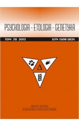 Psychologia-Etologia-Genetyka nr 28/2013 - Ebook