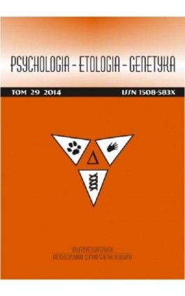 Psychologia-Etologia-Genetyka nr 29/2014 - Włodzimierz Oniszczenko - Ebook