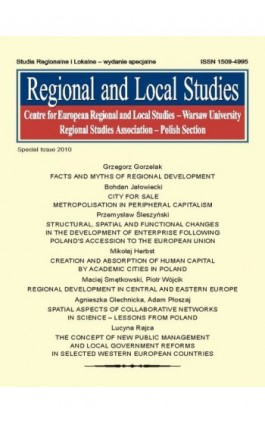 Regional and Local Studies, special issue 2010 - Ebook