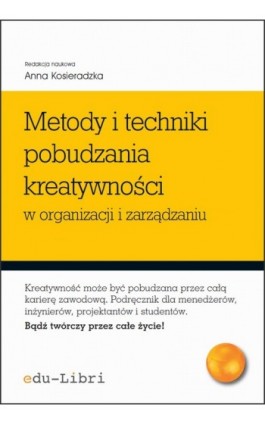 Metody i techniki pobudzania kreatywności w organizacji i zarządzaniu - Iwona Głażewska - Ebook - 978-83-63804-04-6