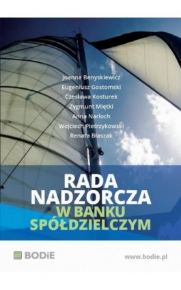 Rada Nadzorcza w Banku Spółdzielczym - Joanna Benyskiewicz - Ebook - 978-83-943843-4-0